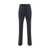 Thom Browne Grey Pinstripe Pants With Concealed Closure In Wool Man GREY