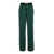 Tom Ford Green Relaxed Pants With Logo Detail In Stretch Silk Woman GREEN