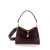 ETRO 'Medium Vela' Bordeaux Shoulder Bag With Logo And Pegasus Charm In Leather Woman Red