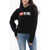 Diesel Red Tag Hoodie F-Reggy-Div With Embroidery Logo Black