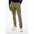 CORNELIANI Cc Collection Cotton Blend Chinos Pants With Belt Loops Military Green