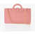 Marni Leather Shoulder Bag With Internal Card-Sized Compartments Pink