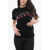 Diesel Red Tag Cotton T-Reg-G11 Crew-Neck T-Shirt With Gradient Pri Black