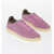 AUTRY Solid Color Suede Low Top Sneakers Pink