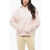 New Balance Oversized Hoodie With Patch Pocket Pink