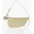 Burberry Patent Leather Shield Sling Shoulder Bag With Silver-Tone Ch Beige