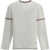 Thom Browne Long Sleeve Jersey whit iconic bands WHITE