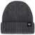 Emporio Armani EMPORIO ARMANI DARK GREY RIBBED BEANIE* Grey