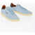 AUTRY Suede Low Top Sneakers With Contrasting Logo Light Blue