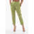 AllSaints Solid Color Single-Pleat Aleida Pants Green