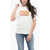 Diesel Red Tag Cotton Crew-Neck T-Danny-Poff T-Shirt With Frontal P White