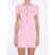 Self-Portrait Knit Mini Dress PINK