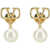 Valentino Garavani Pendant Earrings ORO 18/CREAM