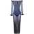 Jean Paul Gaultier Jean Paul Gaultier Mesh Boat Neck Long Dress With 3D Collar And Cuff Clothing Black