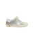 Golden Goose SUPER STAR GLITTER UPPER SUEDE TOE AND TONGUE LEATHER STAR AND HEEL Brown