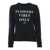 Elisabetta Franchi Black sweater with writing Black  