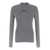 Diesel Grey Crewneck T-Shirt With Oval D Logo On The Front In Cotton Man GREY