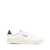 AUTRY 'Medalist Low' White Sneakers With Navy Blue Heel Tab In Leather Man WHITE