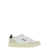 AUTRY 'Medalist' White Low Top Sneakers With Beige Suede Details In Leather Man Multicolor