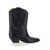 Isabel Marant 'Duetro' Black Ankle Boots With Western Heel In Leather Woman Black