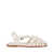 HEREU Hereu Square Toe Padded Fisherman Sandal Cabersa 2 Shoes WHITE