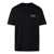 Balmain Balmain Cotton T-Shirt With Front Logo Label Black