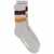 Golden Goose Golden Goose Socks High Rib Stripes Ripped Accessories GREY