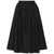 Golden Goose Golden Goose Journey / W`S Circle Skirt In Tech Nylon Clothing Black