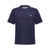 Brunello Cucinelli Brunello Cucinelli Logo T-Shirt BLUE