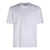 Brunello Cucinelli Brunello Cucinelli White Cotton T-Shirt MULTICOLOR