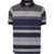 Paul Smith Paul Smith Mens Stripes Polo Shirt Clothing GREY