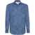 Brunello Cucinelli Brunello Cucinelli Slim Fit Cotton Shirt With Paisley Print BLUE