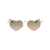 Saint Laurent Saint Laurent Eyewear Sunglasses 011 GOLD GOLD GREEN