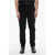 AllSaints Velvet Skinny Fit Lyra Pants With Satin Trims Black