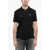 Diesel Red Tag Solid Color T-Smith-Doval-Pj Polo Shirt With Oval-D Black