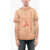 Diesel Red Tag Acid Wash Effect T-Diegor-L2 Crew-Neck T-Shirt Brown