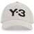 Y-3 Gray Cotton Cap With Large Logo And Curved Brim GREY