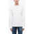 Diesel Red Tag Long Sleeves T-Just-Ls-D Crew-Neck T-Shirt With Embr White