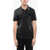 Diesel Red Tag Acid Wash T-Smid Polo Shirt With 2-Buttons Black