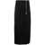 P.A.R.O.S.H. P.A.R.O.S.H. Side-Zip Wool Maxi Skirt Black