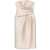 Alberta Ferretti Alberta Ferretti Mikado Longuette Dress Beige