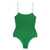 OSEREE 'Lumière Maillot' Green Swimsuit With Open Back In Lurex Woman GREEN