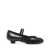 Miu Miu Miu Miu Logo-Intarsia Ballet Flats Black