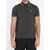 Stone Island Polo Shirt In Piqué Cotton GREY