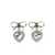 Alessandra Rich Alessandra Rich Metal Bow Earrings SILVER