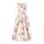 Philosophy Philosophy Di Lorenzo Serafini Floral Taffeta Longuette Dress WHITE