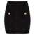 Balmain Balmain Buttoned Tweed Skirt Black