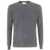 FILIPPO DE LAURENTIIS Filippo De Laurentiis Wool Cashmere Long Sleeves Crew Neck Sweater With Braid Clothing GREY