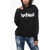 DSQUARED2 Oversized Hoodie With Graphic Logo Black