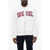 Diesel Printed S-Ginn Hoodie With Zip Closure White